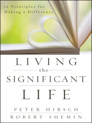 cover image of Living the Significant Life